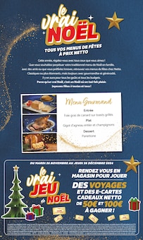 Prospectus Netto à Friville-Escarbotin, "le vrai NOËL", 20 pages de promos valables du 03/12/2024 au 09/12/2024