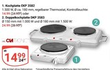 Aktuelle Herd Angebote bei GLOBUS in Siegen (Universitätsstadt) Aktuelles Kochplatte EKP 3582 Angebot bei GLOBUS in Siegen (Universitätsstadt) ab 14,99 €