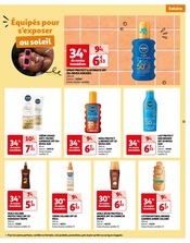 Promos Protection Solaire dans le catalogue "Prenez soin de vous à prix tout doux" de Auchan Hypermarché à la page 11