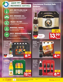 Coca Cola im Netto Marken-Discount Prospekt "Aktuelle Angebote" mit 61 Seiten (Aschaffenburg)