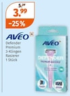 Defender Premium 3-Klingen Rasierer im Müller Prospekt Defender Premium 3-Klingen Rasierer von AVEO im aktuellen Müller Prospekt für 3,99 €