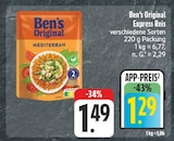 Express Reis im Angebot bei EDEKA in Nürnberg Express Reis Angebote von Ben's Original bei EDEKA Nürnberg für 1,29 €
