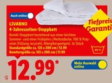 Aktuelle Bettdecke Angebote bei Lidl in Koblenz Aktuelles 4-Jahreszeiten-Steppbett Angebot bei Lidl in Koblenz ab 12,99 €