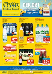 Netto Marken-Discount Prospekt für Serba: „DER ORT, AN DEM DU IMMER AUSGEZEICHNETE PREISE FINDEST.”, 2 Seiten, 04.05.2026 - 09.05.2026