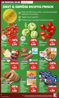 Wurst im aktuellen Kaufland Prospekt (Essen) Wurst im Kaufland Prospekt "Hier bin ich richtig" mit 65 Seiten (Essen)