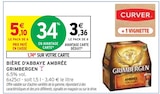 Bière d'Abbaye ambrée - Grimbergen en promo chez Intermarché Massy à 3,36 €