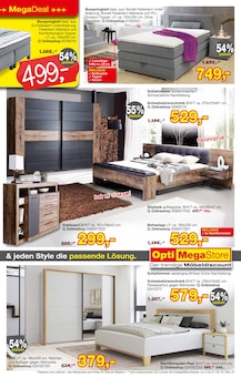 Bett im aktuellen Opti-Megastore Prospekt (Bremerhaven) Bett im Opti-Megastore Prospekt "Mega Relax Sale" mit 12 Seiten (Bremerhaven)