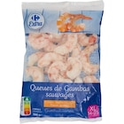 Queues de gambas sauvages congelées - CARREFOUR EXTRA - Carrefour à Créteil Queues de gambas sauvages congelées - CARREFOUR EXTRA en promo chez Carrefour Créteil à 7,96 €