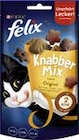 Felix Knabber Mix oder Crispies für Katzen Angebote von Purina bei GLOBUS Viersen für 0,89 €