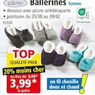 Promo Ballerines femme à 3,99 € dans le catalogue Norma à Soufflenheim