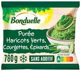 Purée délice haricots verts, courgettes, épinards, pois, crème surgelée - BONDUELLE en promo chez Intermarché Purée délice haricots verts, courgettes, épinards, pois, crème surgelée - BONDUELLE dans le catalogue Intermarché