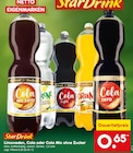 Limonaden, Cola oder Cola Mix ohne Zucker Angebote von StarDrink bei Netto Marken-Discount Esslingen für 0,65 €