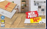 XXL-Klick-Laminat bei wohnen & sparen Stelter im Versmold Prospekt für 14,47 €