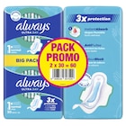 Protections hygiéniques "Pack Promo" - ALWAYS dans le catalogue Carrefour