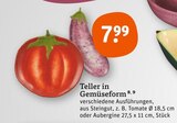 Teller in Gemüseform Angebote bei tegut Waiblingen für 7,99 €