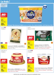 Prix et réduction Beurre dans le prospectus Carrefour en cours Offre Beurre dans le catalogue Carrefour du moment à la page 53