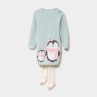 Ensemble robe tricot et collants vert pastel bébé fille à 12,59 € dans le catalogue La Halle