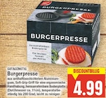 Burgerpresse von Gut & Günstig im aktuellen E center Prospekt