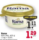 Rama 100% Natürliche Zutaten Angebote von Rama bei E center Weinheim für 1,11 €