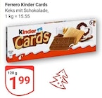 Kinder Cards Angebote von Ferrero bei GLOBUS Braunschweig für 1,99 €