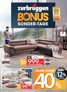 Zurbrüggen Prospekt "BONUS SONDER-TAGE" mit  Seiten (Delmenhorst)