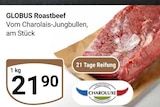 Globus Roastbeef Angebote von Charoluxe bei GLOBUS Ludwigshafen für 21,90 €