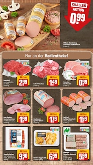 Rindfleisch im aktuellen REWE Prospekt (Essen) Rindfleisch im REWE Prospekt "Dein Markt" mit 18 Seiten (Essen)