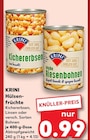 Kichererbsen oder weiße Riesenbohnen von KRINI im aktuellen Kaufland Prospekt für 0,99 €