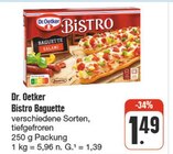 Bistro Baguette im nah und gut Prospekt Bistro Baguette von Dr. Oetker im aktuellen nah und gut Prospekt für 1,49 €