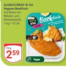 Veganer Backfisch bei GLOBUS im Prospekt "" für 2,59 €