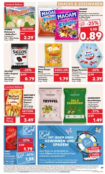 Chips im Kaufland Prospekt "Aktuelle Angebote" mit 52 Seiten (Duisburg)