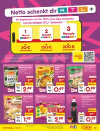Limonade Angebot im aktuellen Netto Marken-Discount Prospekt auf Seite 22