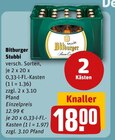 Aktuelles Bitburger Stubbi Angebot bei REWE in Marl ab 18,00 €