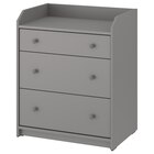 Kommode mit 3 Schubladen grau im Angebot bei IKEA in Villingen-Schwenningen Kommode mit 3 Schubladen grau Angebote von HAUGA bei IKEA Villingen-Schwenningen für 84,00 €