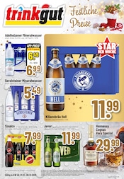 Trinkgut Discounter Prospekt der aktuellen Woche mit 8 Seiten, gültig von 01.12.2025 bis 06.12.2025, in Auenwald und Umgebung Aktueller Trinkgut Discounter Prospekt in Auenwald und Umgebung, "Aktuelle Angebote" mit 8 Seiten, 01.12.2025 - 06.12.2025