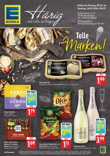 Schokolade im EDEKA Prospekt "Aktuelle Angebote" mit 2 Seiten (Reutlingen)