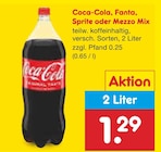 Coca-Cola, Fanta, Sprite oder Mezzo Mix bei Netto Marken-Discount im Heideck Prospekt für 1,29 €