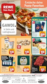 Bier im REWE Prospekt in Lüdinghausen Aktueller REWE Prospekt mit Bier, "Dein Markt", Seite 1