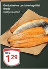 Geräuchertes Lachseringsfilet Angebote von Brado bei GLOBUS Erfurt für 1,29 €