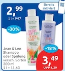 Shampoo von Jean & Len im aktuellen budni Prospekt