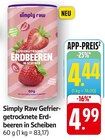 Gefriergetrocknete Erdbeeren in Scheiben Angebote von Simply Raw bei E center Göppingen für 4,44 €
