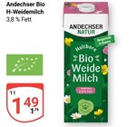 Bio H-Weidemilch Angebote von Andechser Natur bei GLOBUS Hoyerswerda für 1,49 €