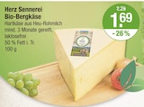 Bio-Bergkäse im V-Markt Prospekt Bio-Bergkäse von Herz Sennerei im aktuellen V-Markt Prospekt für 1,69 €