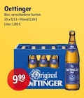 Original Oettinger Pils bei Getränke Hoffmann im Amberg Prospekt für 9,99 €