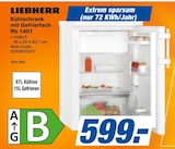 Aktuelles Kühlschrank mit Gefrierfach Rb 1401 Angebot bei expert in Meerbusch ab 599,00 €