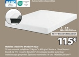 Matelas à ressorts banelva bs25 en promo chez Jysk Orange à 115,00 €
