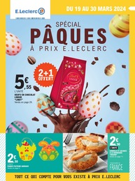 Catalogue E.Leclerc "Spécial Pâques à prix E.Leclerc" à Fontenay-le-Comté et alentours, 72 pages, 19/03/2024 - 30/03/2024