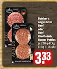 Angus Irish Beef oder Beef Rindfleisch Burger Patties bei REWE im Emmelshausen Prospekt für 3,33 €