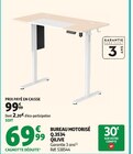 Bureau motorisé Q.3534 - QILIVE - Auchan Hypermarché à Nancy Bureau motorisé Q.3534 - QILIVE en promo chez Auchan Hypermarché Nancy à 69,99 €