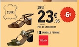Sandale femme - TISSAIA en promo chez E.Leclerc Grenoble à 23,95 €